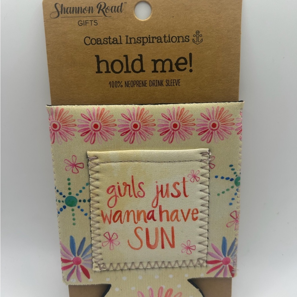 Girl just wanna have Sun Neoprene Drink Sleeve - NWT  OSFM ☀️ 🦩